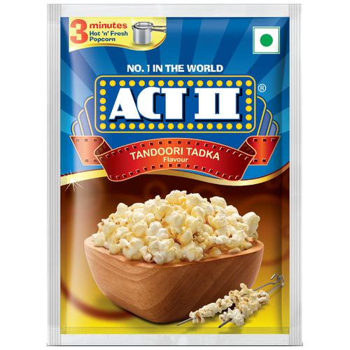 ACT II Instant Popcorn - Tandoori Tadka, 70 g Pouch 