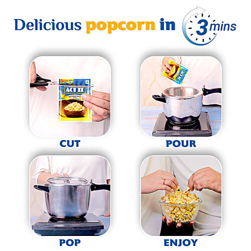 ACT II Southern Spice Flavour Instant Popcorn, 70 g Pouch 