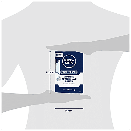 Nivea Protect & Care After Shave Lotion, 100 ml  Refreshes & Protects Skin