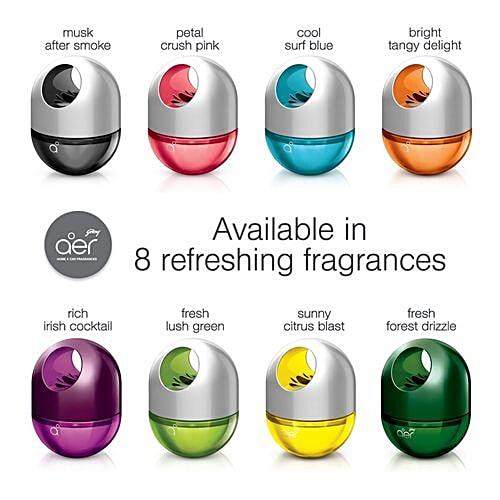 Aer Twist Gel - Car Air Freshener, Fresh Lush Green, 45 g  