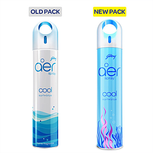 Godrej Aer Cool Aqua Blue Home & Office Air Freshener Spray, 220 ml