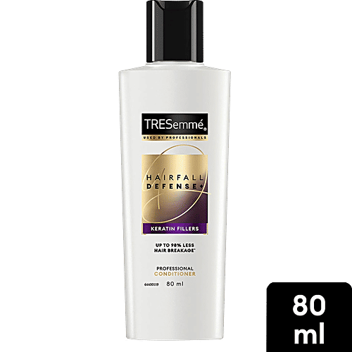 Tresemme Hair Fall Defense Pro Collection Conditioner - with Keratin Protein, Upto 97% Less Hair Breakage After 1 Wash, 80 ml Bottle 