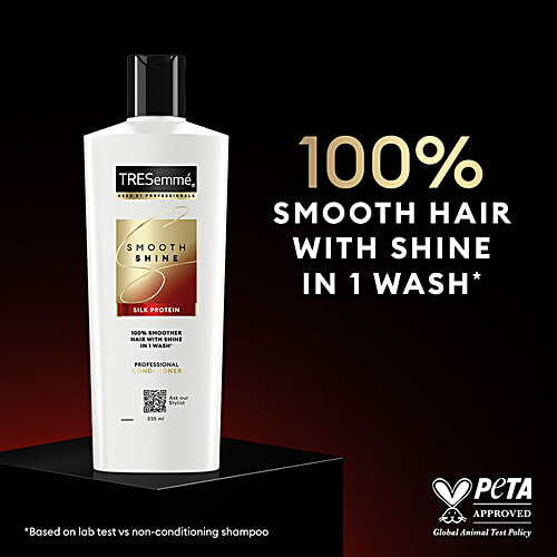 Tresemme Smooth Shine Silk Protein Professional Conditioner, 190 ml Smoother Hair with Shine in 1 Wash