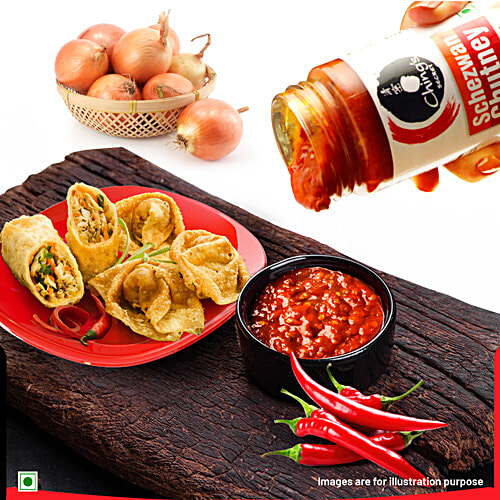 Ching's Secret Schezwan Chutney, 250 g  Spicy & Tangy, Dip Spread Cook