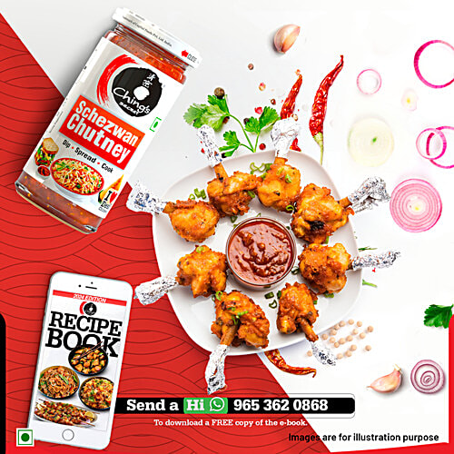 Ching's Secret Schezwan Chutney, 250 g  Spicy & Tangy, Dip Spread Cook