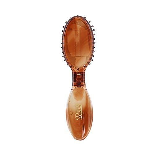 Roots Small Cushion Brush With Mirror RTS50, 1 pc Pouch 