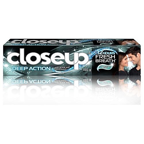 Close Up Deep Action Eucalyptus Mint Anti Germ Gel Toothpaste, 150 g  