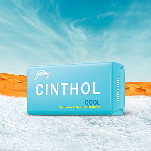Cinthol Cool Bath Soap - 99.9% Germ Protection, 100 g Carton 