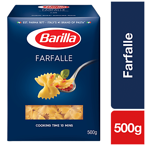 Barilla Durum Wheat Pasta - Farfalle, 500 g Carton 
