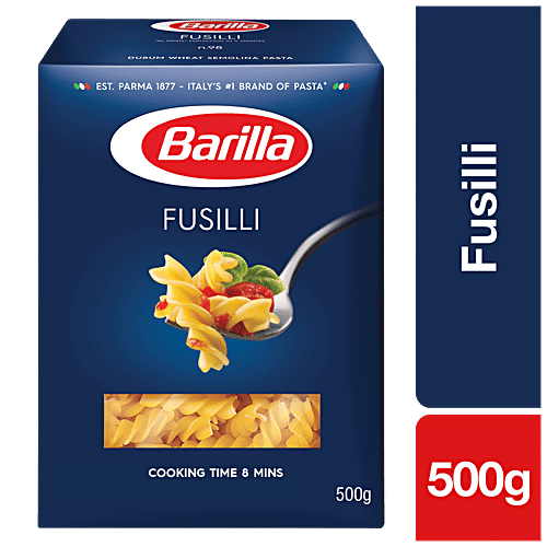 Barilla Durum Wheat Pasta - Fusilli, 500 g Carton 