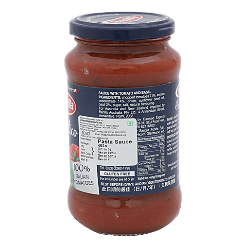 Barilla Pasta Sauce - Basilico, 400 g Jar 