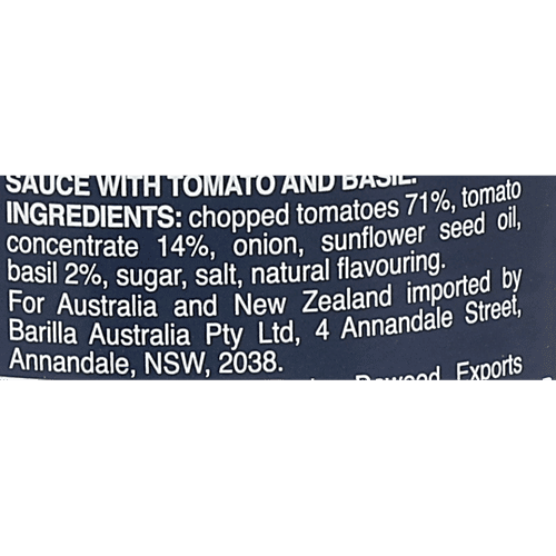Barilla Pasta Sauce - Basilico, 400 g Jar 