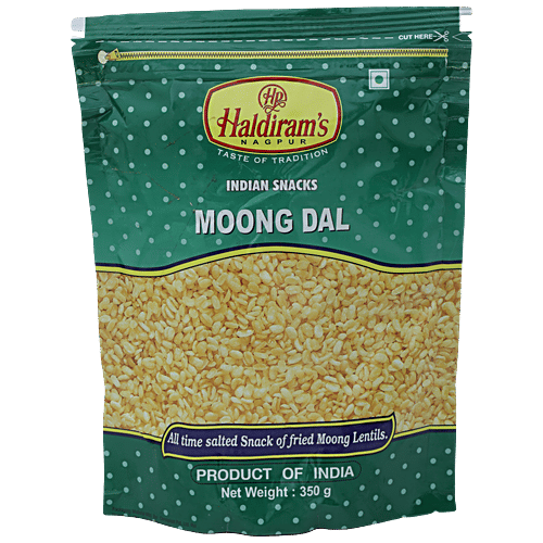 Buy Haldirams Namkeen Moong Dal 350 Gm Pouch Online At Best Price of Rs 90 bigbasket