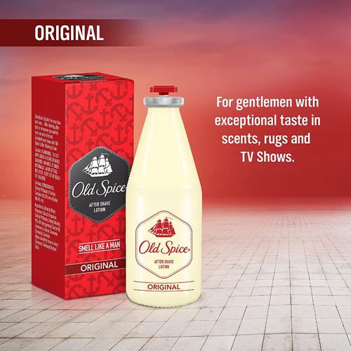 Old Spice After Shave Lotion - Original, Refreshes The Skin, Helps Heal Razor Cuts, 150 ml  
