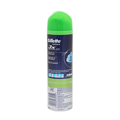 Gillette Series Pre Shave Gel With Aloe - Sensitive Skin, 195 g  