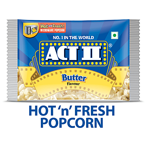 ACT II Microwave Popcorn - Butter, 99 g Pouch 