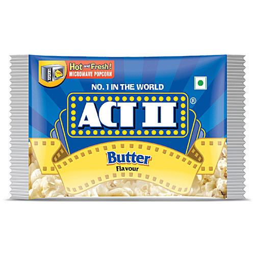 ACT II Microwave Popcorn - Butter, 99 g Pouch 
