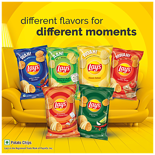 Buy Lays Potato Chips Classic Salted 52 gm Online at Best Price. of