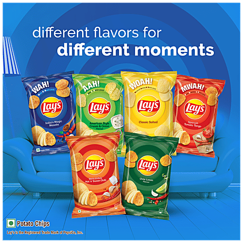 Buy Lays Potato Chips Indias Magic Masala 52 gm Online at Best Price. of Rs 18.50 bigbasket