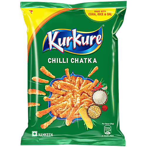 Kurkure Chilli Chatka Namkeen, 72 g  
