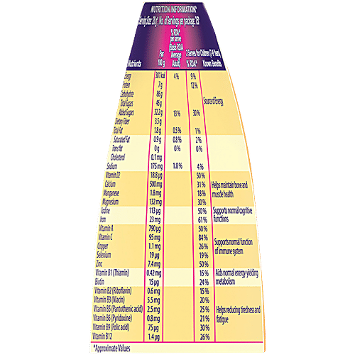 Bournvita Chocolate Nutrition Drink, 500 g Pouch Vitamin D