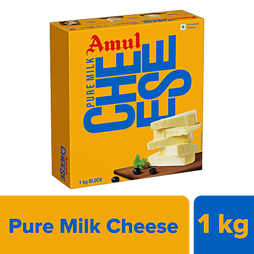 Buy Amul Processed Cheese Block 1 kg Carton Online at Best Price of