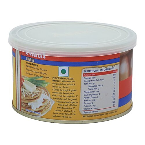 Buy Amul Processed Cheese 400 gm Tin Online at Best Price. of Rs 238