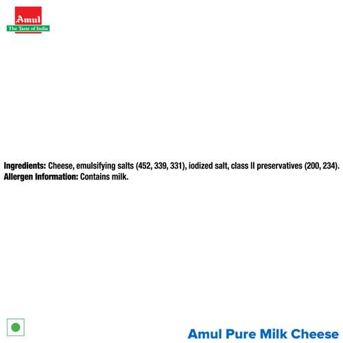 Amul Processed Cheese Chiplets Cubes, 200 g (8 Cubes) 