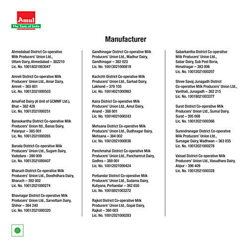 Amul Gold Homogenised Standardised Milk, 1 L  
