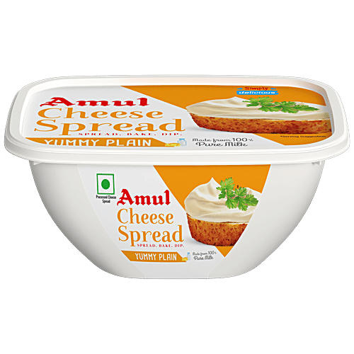 Buy Amul Processed Cheese Spread Yummy Plain, Made from 100 Pure