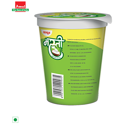 Amul Masti Dahi, 400 g Cup 