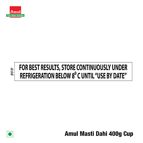 Amul Masti Dahi, 400 g Cup 