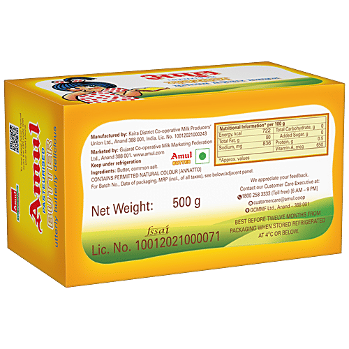 Amul Pasteurised Butter, 500 g Carton of Rs 285 bigbasket