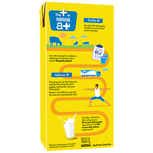 Buy Nestle A Slim Milk Low Fat 1 L Carton Online At Best Price of Rs 95