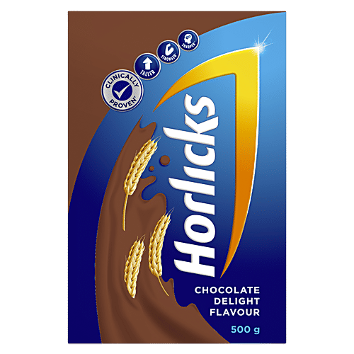 Horlicks Health & Nutrition Drink - Chocolate Flavour, 500 g Carton 