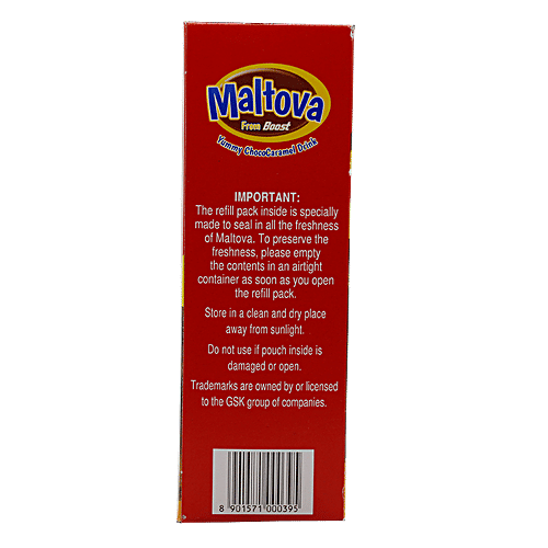 Maltova Nutrition Drink - Choco Caramel, 500 g Carton 