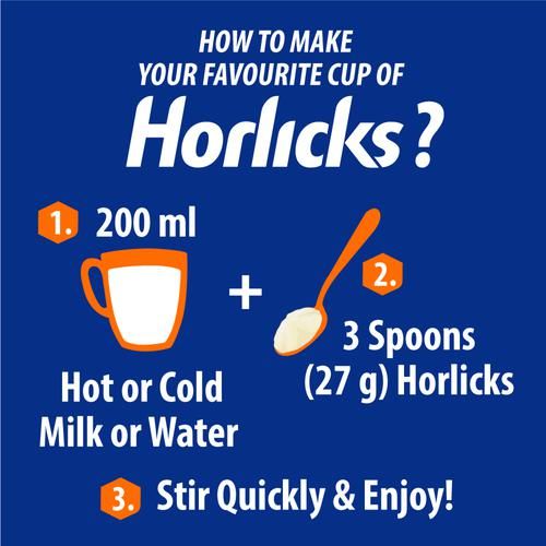 Horlicks Horlicks Nutrition Drink, 500 g Refill Carton Contains Vital Nutrients