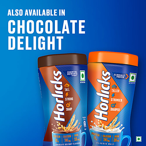 Horlicks Nutrition Drink, 200 g Jar Contains Vital Nutrients