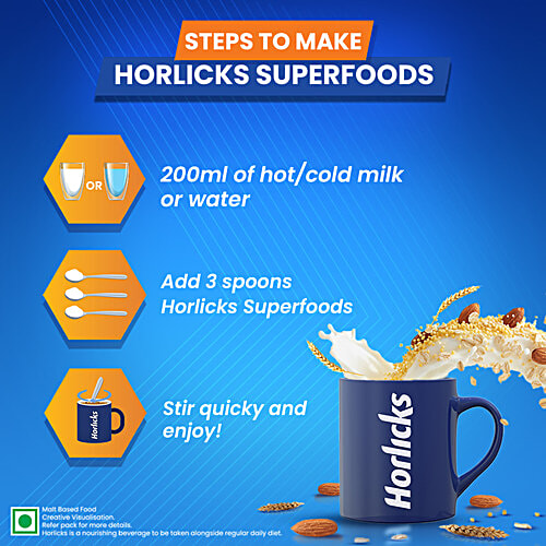 Horlicks Nutrition Drink, 200 g Jar Contains Vital Nutrients