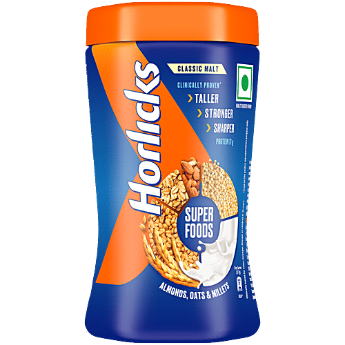 Horlicks Nutrition Drink, 200 g Jar Contains Vital Nutrients