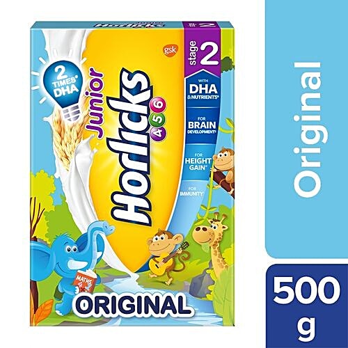 Buy Horlicks Junior Health Nutrition Drink Original Flavour Stage 2 4 6