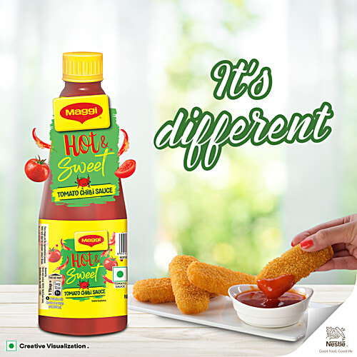 MAGGI  Hot & Sweet Tomato Chilli Sauce Bottle, 1 kg Bottle 