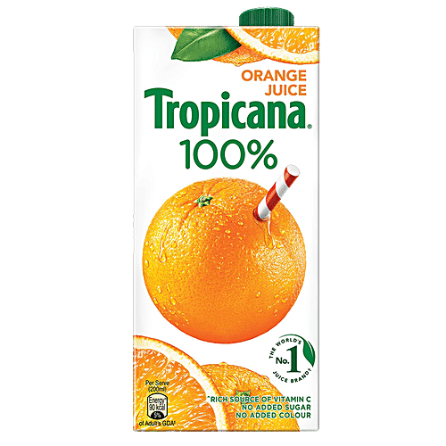 Tropicana 100% Orange Juice, 2x1 L Multipack 
