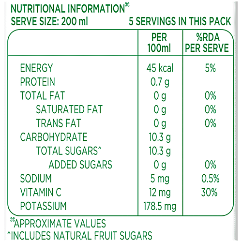 Tropicana Orange Juice, 2x1 L Multipack 