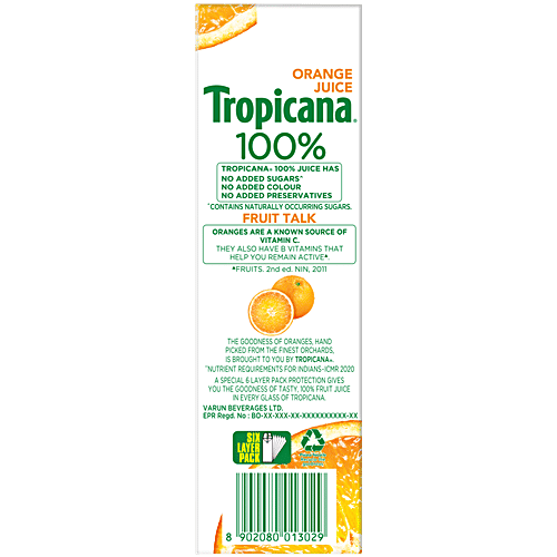 Tropicana Orange Juice, 2x1 L Multipack 
