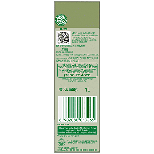 Tropicana Fruit Juice - Guava Delight, 2x1 L Multipack 