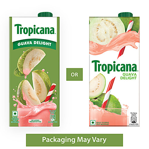 Tropicana Fruit Juice - Guava Delight, 2x1 L Multipack 
