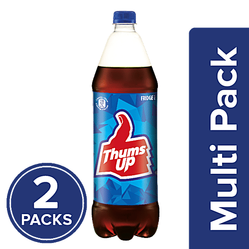 Thums Up Soft Drink, 2x1.25 L Multi Pack 