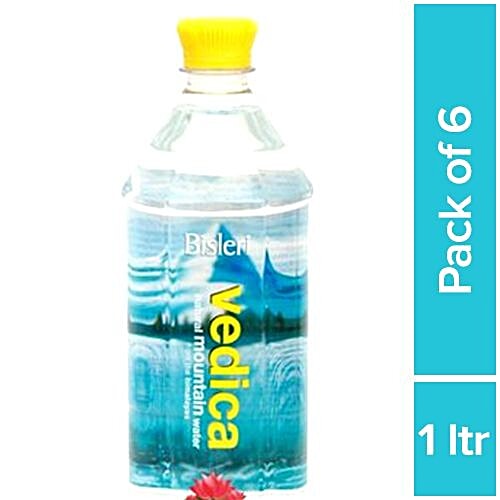 Bisleri  Natural Mountain Water - Vedica, 6x1 L Multi Pack 