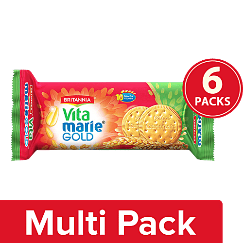 Britannia Biscuits - Vita Marie Gold, 6x75 g Multi Pack 